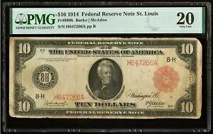 1914N $10 AMs ZgCX Fr# 899b bhV[ PMG 20 Rg
