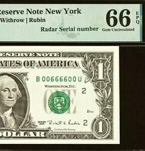 1995N $1 AMs PMG 66EPQ ΃t@V[[_[ VAԍ 00666600