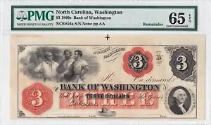 1860 N 3 h Vg NC sp~c PMG CU 65 EPQ