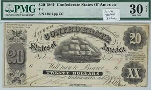 T-9 PF-6 1861 $20 R - PMG ɏ㎿ 30 lbg - _u g[Y