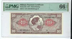 MPC �V���[�Y 641 $10 �� 3 ���� PMG 66 EPQ !