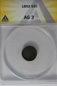 1852 .03 ANACS AG 3 X^[ Ah V[h 3 Zg (3c) ATrime