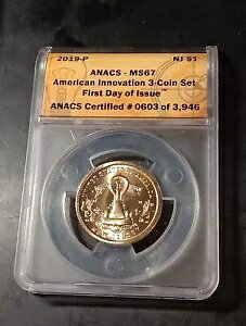 ????2019 D AJ Cmx[V h - d j[W[W[ MS67 ANACS