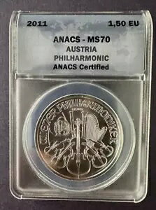2011 I[XgA tBn[j[ǌyc 1.5 [ 1 IX 999  - ANACS MS70