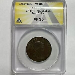 1795 �~�h���Z�b�N�X �W�[�� ���� DH-1018a �R���h�� �g�[�N�� ANACS VF-35 �R�C�� #12642T