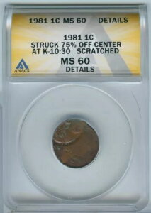 1981-P �����J�[���L�O�كZ���g�G���[ 75% �I�t�Z���^�[ ANACS MS60-SS533