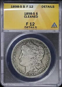 1898-S $1 K Vo[ _[ ANACS F 12 ڍ