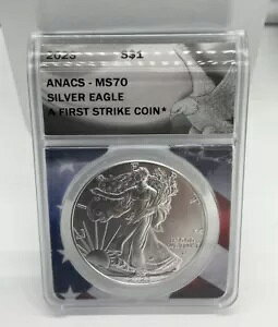 2023 MS70 ANACS �V���o�[ �C�[�O�� �t�@�[�X�g �X�g���C�N