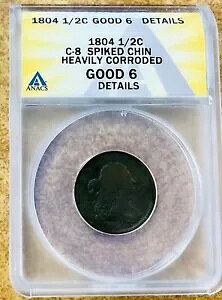 1804 �X�p�C�N�`�� 1/2 �Z���g C-8 ANACS G6 �d�x�̕��H