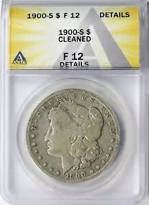 1900-S $1 K h ANACS F12 ڍ׃N[jOς