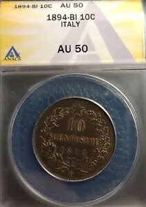 1894-BI C^A 10-Centesimi AU 50