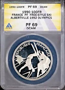 1990 100FR Vo[ tX IsbN t[ X^C XL[ PF69DCAM ANACS # 7644029 + {[iX