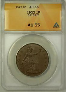 1922�N �C�M���X 1�y�j�[�R�C�� �L���O�W���[�W5�� ANACS AU 55