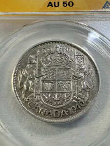 1940 Ji_ 50 Zg ANACS O[h AU 50