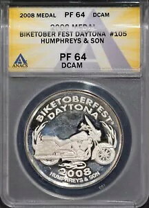 2008 ���_�� Biketober Fest Daytona #105 PF64DCAM ANACS # 7695732 + �{�[�i�X