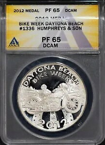 2012 ���_�� Biketober Fest Daytona #1336 PF65DCAM ANACS # 7695736 + �{�[�i�X