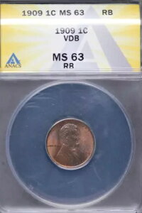 1909 VDB J[ EB[g Zg ANACS MS63RB g[ *DoubleJCoins* JL1000-92
