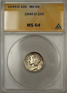 1945-D Vo[ }[L[ _C 10C ANACS MS-64 (t Xvbg oh Cg g[jO 11)