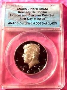 2019-S �������s KENNEDY HALF ANACS PR70 DCAM �T���Ɣ��� #0075