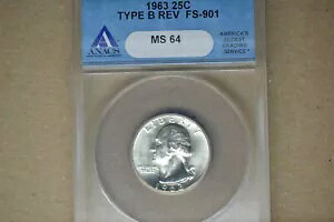 1963 Vg NH[^[ - ^Cv B REVB FS-901BAibNX MS-64BiB