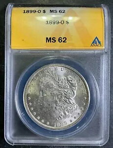 ANACS MS62 1899-O [K h $1 GXe[g tbV x^[ O[h j[I[Y A2