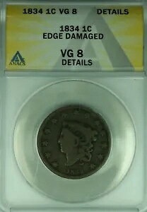 1834 �R���l�b�g �w�b�h ���[�W �Z���g ANACS VG-8 �ڍ׃G�b�W���� (41)