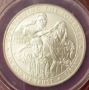 2010 P ANACS MS 70 �A�����J�{�[�C�X�J�E�g�L�O�V���o�[�_���[�A�V���o�[ $1
