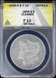 1896-S $1 K Vo[ _[ ANACS F 12 ڍ