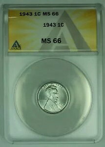 1943 J[ X`[ EB[g Zg 1C RC ANACS MS 66 (1) A
