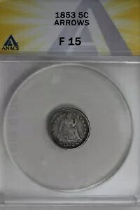 1853 .05 ANACS F 15 ARROWS �n�[�t�_�C���A�V�[�e�b�h ���o�e�B �n�[�t�_�C��
