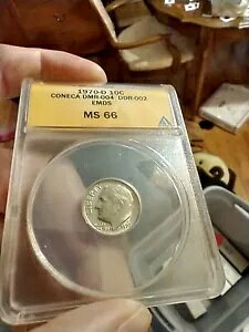1970-D ���[�Y�x���g �_�C�� ANACS MS66 Coneca DMR-004 DDR-002