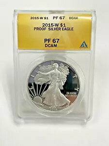 2015-W PF67 DCAM �v���[�t �V���o�[ �A�����J�� �C�[�O�� ANACS