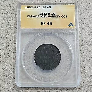 1882 H Ji_ [W Zg 1c 1 Zg RC ANACS EF 45 \ʃoGeB OC1 *A*