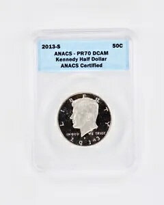 2013-S �v���[�t �P�l�f�B �n�[�t�_���[ ANACS PR70 DCAM �f�B�[�v �J���I 50c �N���b�h CN