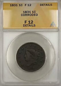 1831 �R���l�b�g �w�b�h ���[�W �Z���g 1c �R�C�� ANACS F-12 �ו������H