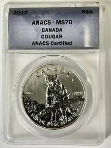 2012 Ji_ .9999 t@C Vo[ N[K[ ANACS MS-70