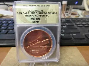 2012 �^�C�^�j�b�N �n�[�h �^�C���Y �g�[�N�� by Daniel Carr Copper PL ANACS MS 69 DCAM
