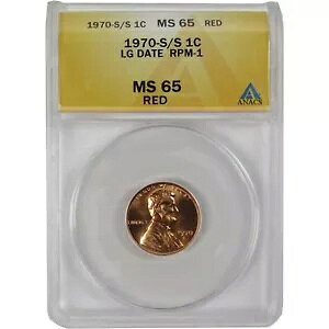 1970 S/S Lg �f�C�g ���[ 7 �����J�[�� �������A�� �Z���g MS 65 ANACS SKU:CPC1080