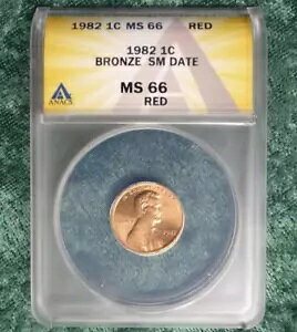 1982 ANACS MS66 RD �X���[�� �f�C�g �����J�[�� �������A�� �Z���g�A�u�����Y MS 66 ���b�h 1C