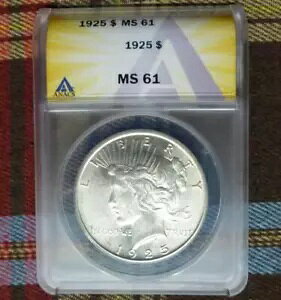 1925 ANACS MS 61 ahAAJO 1 h