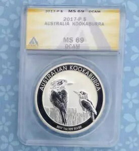 2017 ANACS MS 69 D-Cam Vo[ I[XgACJZ~ hA1 IX 0.999 t@C Vo[