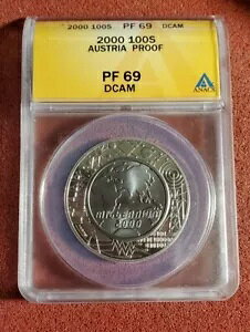 2000 I[XgA oC^ Vo[/`^ 100S R~jP[VY ANACS PF 69 DCAM t1064