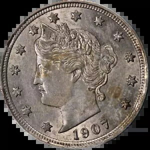 1907 oeB V jbP ANACS AU55 iCX AC As[ iCX XgCN