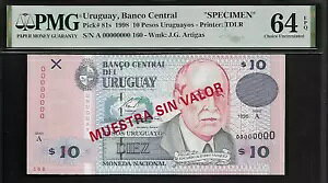 EOAC W{ 10 y\ 1998 PMG 64 EPQ UNC P#81s PMG ̐ 1/0