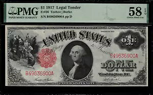 1917N 1h@ʉ FR-36 - unv - O[h PMG 58 EPQ
