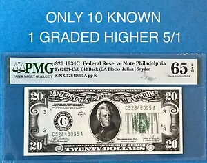 WF UNC 1934C $20 tBftBA 1̂ O[hFINER - FRN PMG 65 EPQ FR 2057-Cob