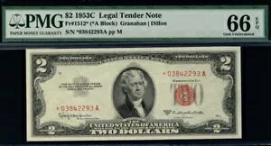 MALACK $2.00 1953C PMG 66 EPQ �X�^�[�m�[�g�B���ɑf���炵���c������ǂށc pm0048