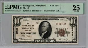 1929 NBRSLA 10�h�� �i�V���i���u���E���V�[�� CH#2481 PMG 25 VF FRN1801-1