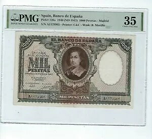 XyC #120A1940 1000 PESATAS PMG 35