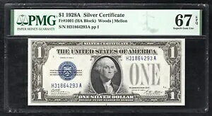 FR. 1601 1928-A 1hut@j[obNvݏؖ PMG GEM UNC-67EPQ